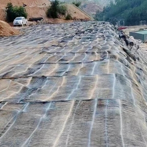 單向塑料土工格柵施工